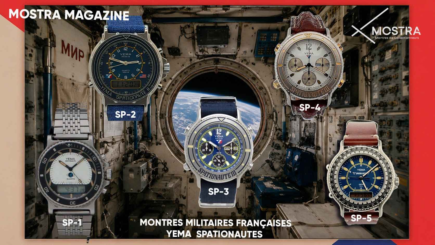 montres spationaute espace france cnes mostra magazine